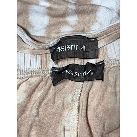4SI3NNA The Label Tye Dye Ruffled Short Set Loungewear Pajamas Small - Picture 4 of 5